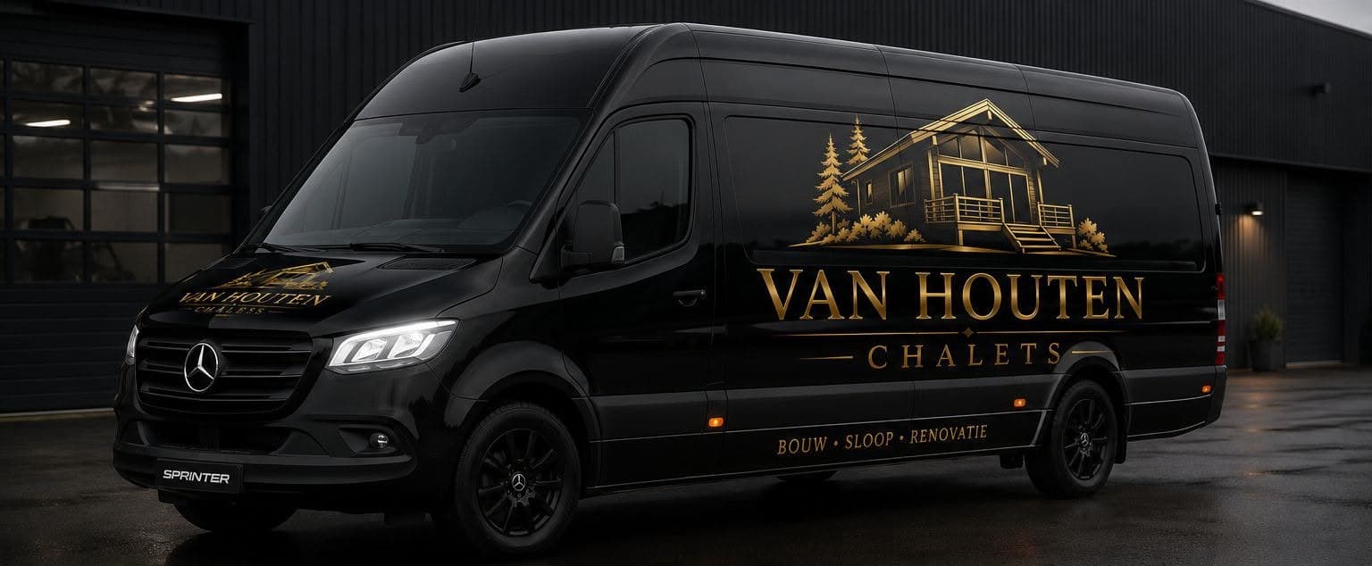 Van Houten Chalets bedrijfsbus